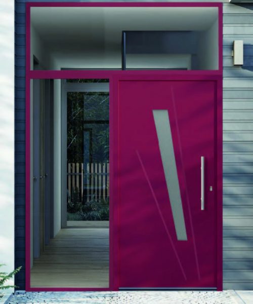 Puerta de entrada Monopanel STEEL PVC Prime Windows